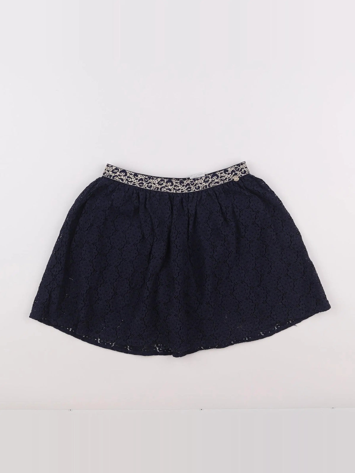 IKKS - jupe short bleu, or - 10 ans