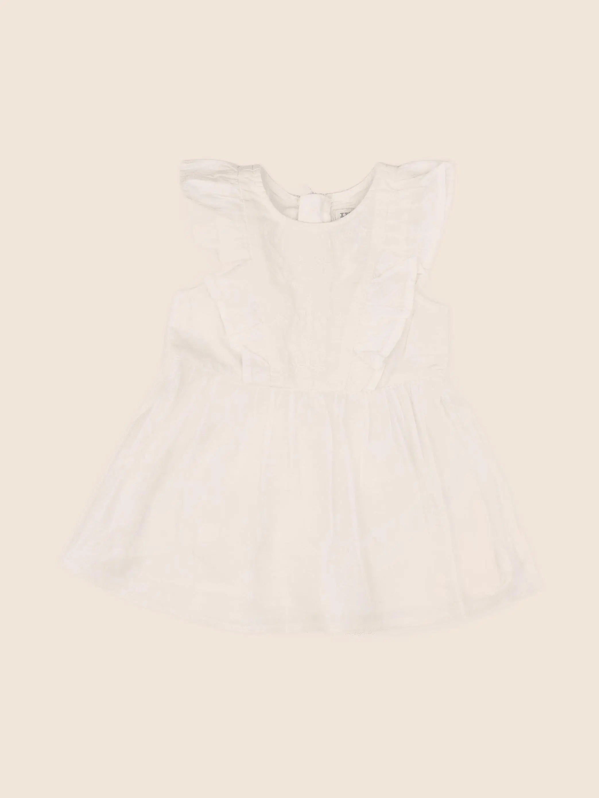 Robe beige- 6 mois