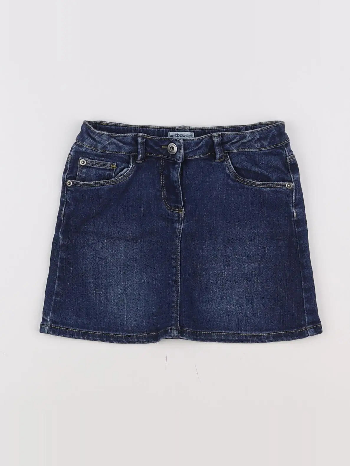 Vertbaudet - jupe bleu - 6 ans