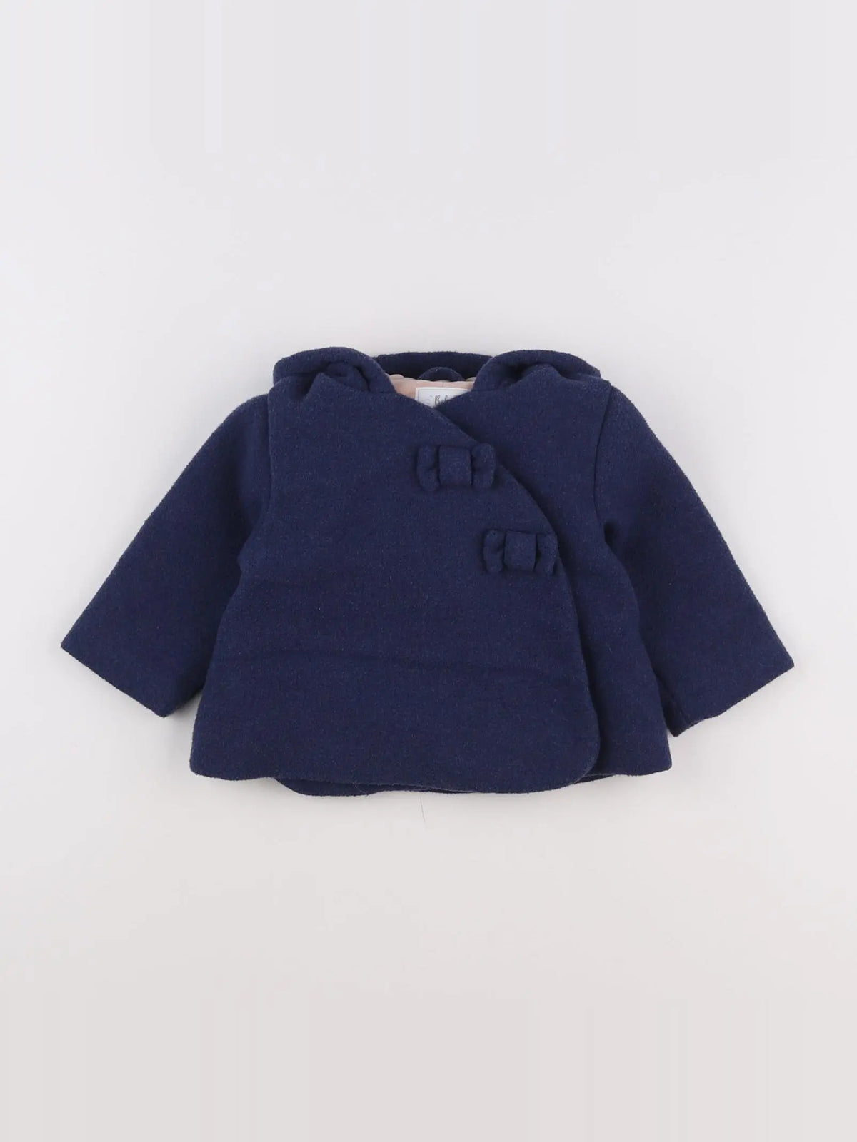 Vertbaudet - manteau bleu - 9 mois