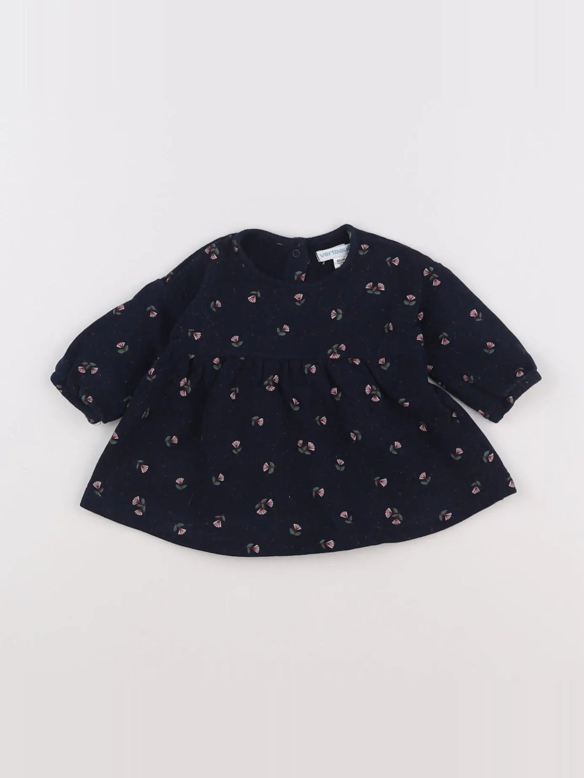 Vertbaudet - robe bleu - 3 mois