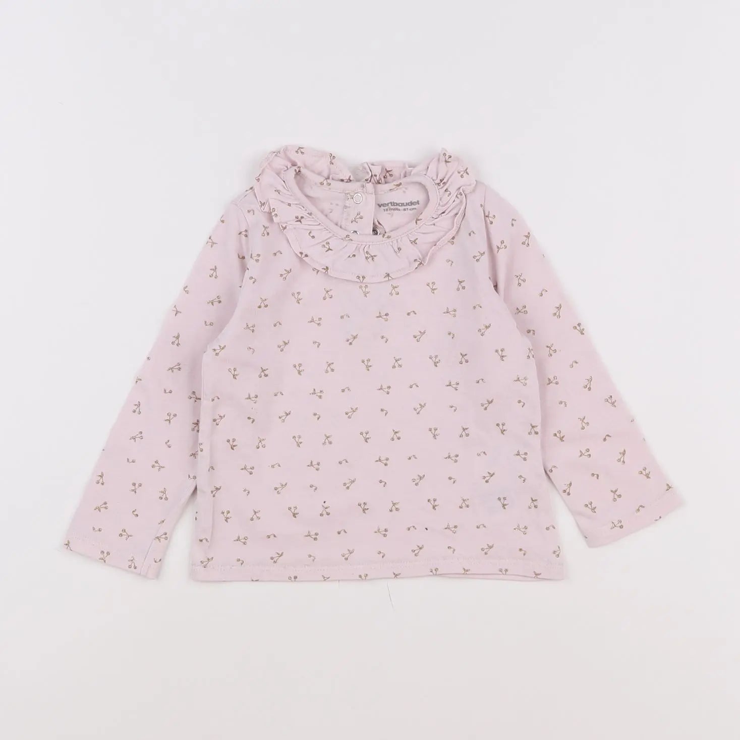 Vertbaudet - tee-shirt rose - 18 mois