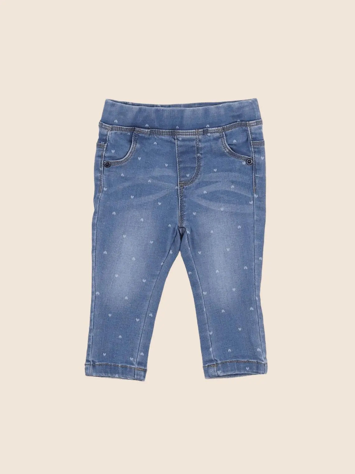 Vertbaudet - jegging bleu - 6 mois