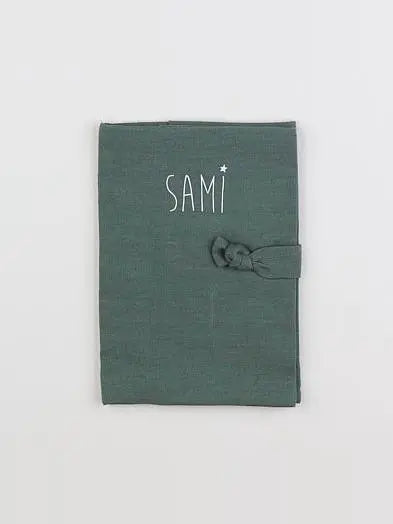 Petit Picotin - "SAMI" protège carnet de santé vert