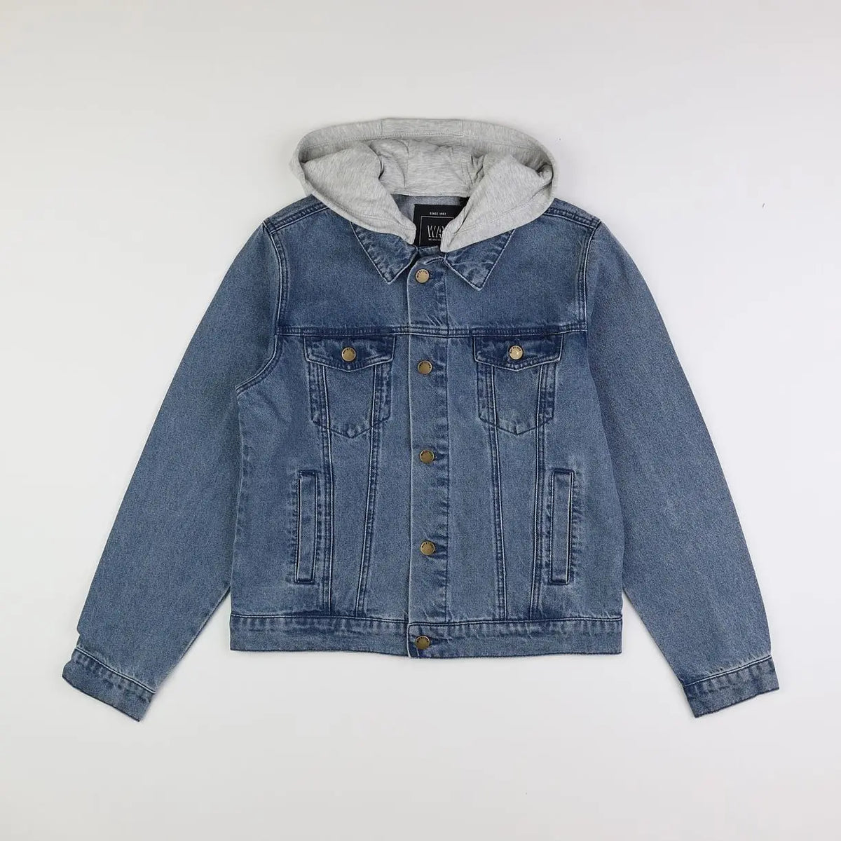 Veste bleu, gris