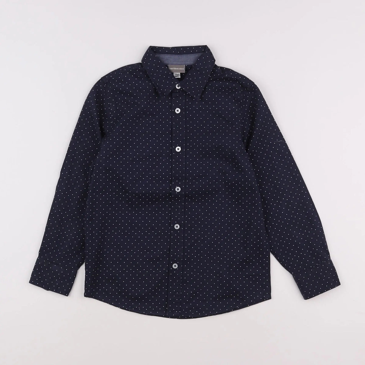 Vertbaudet - chemise bleu - 8 ans