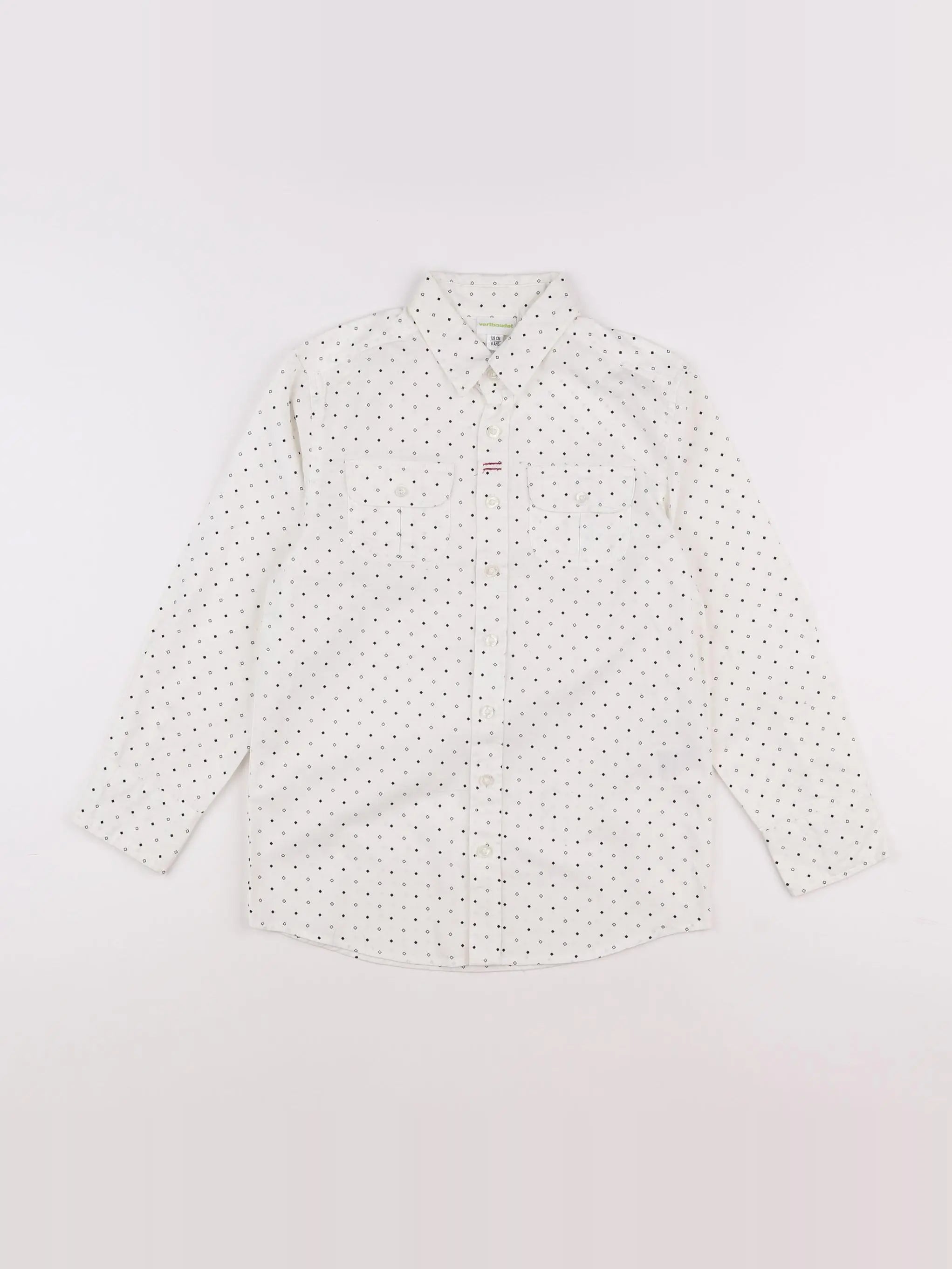 Vertbaudet - chemise blanc - 8 ans