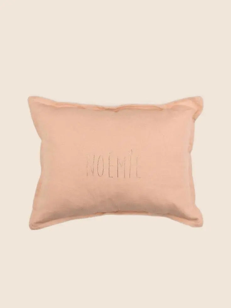 Petit Picotin - "NOEMIE" coussin rose 