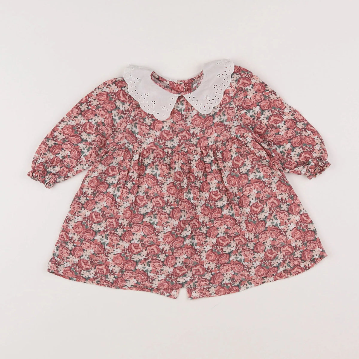 Vertbaudet - robe multicolore - 12 mois