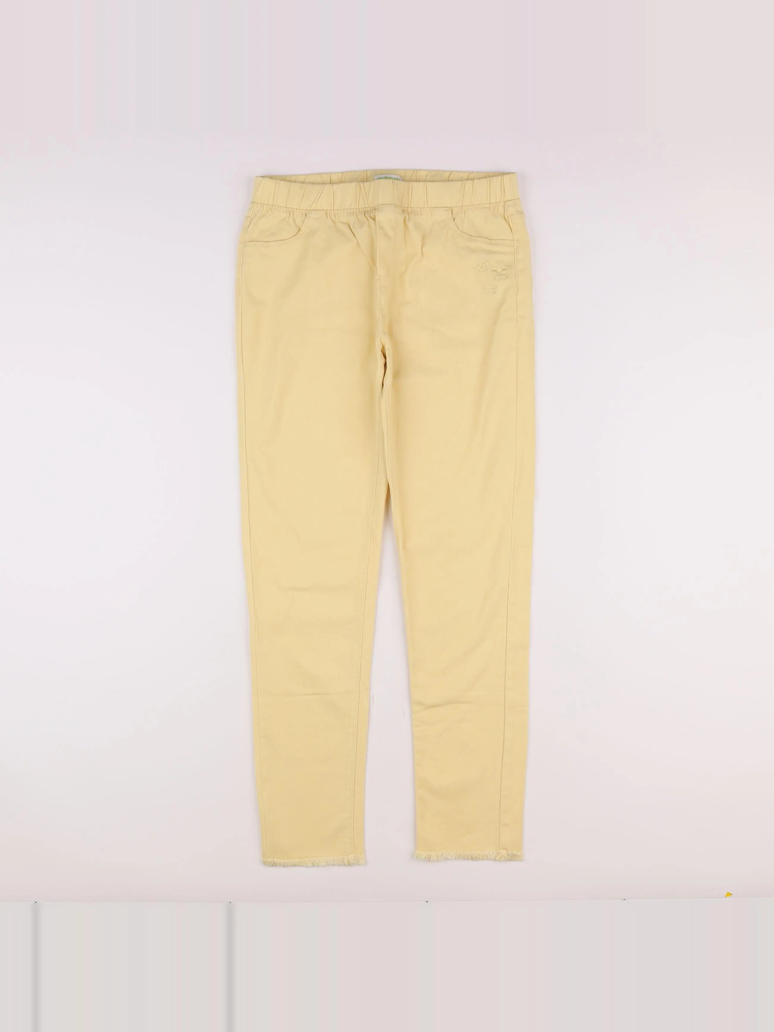 Vertbaudet - jegging jaune - 14 ans