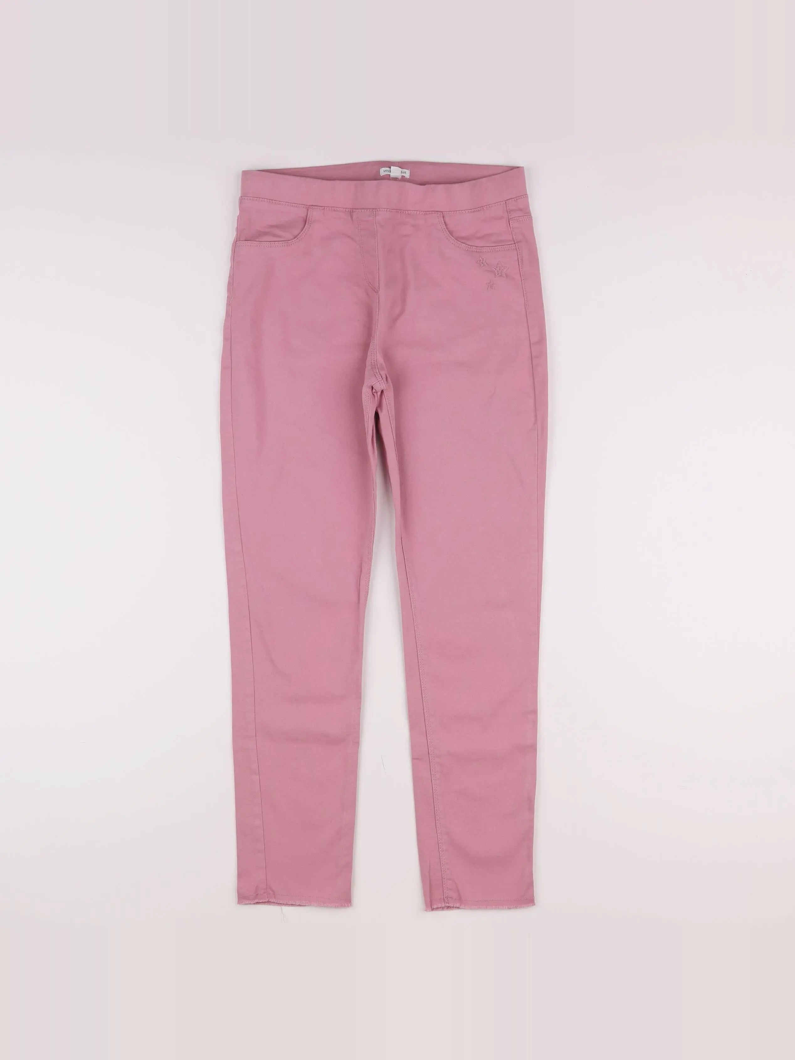 Vertbaudet - jegging rose - 14 ans