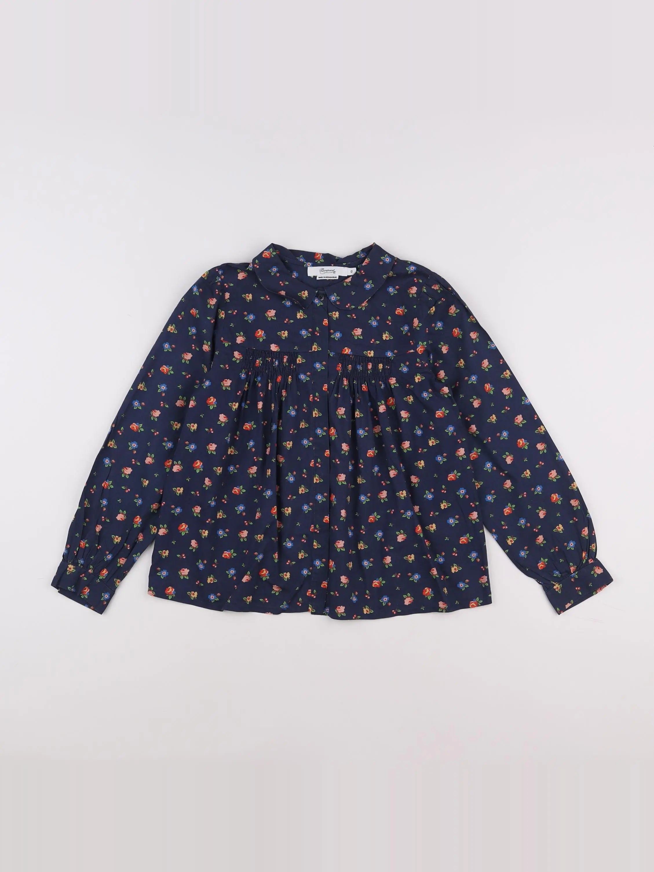 Bonpoint - blouse bleu - 10 ans