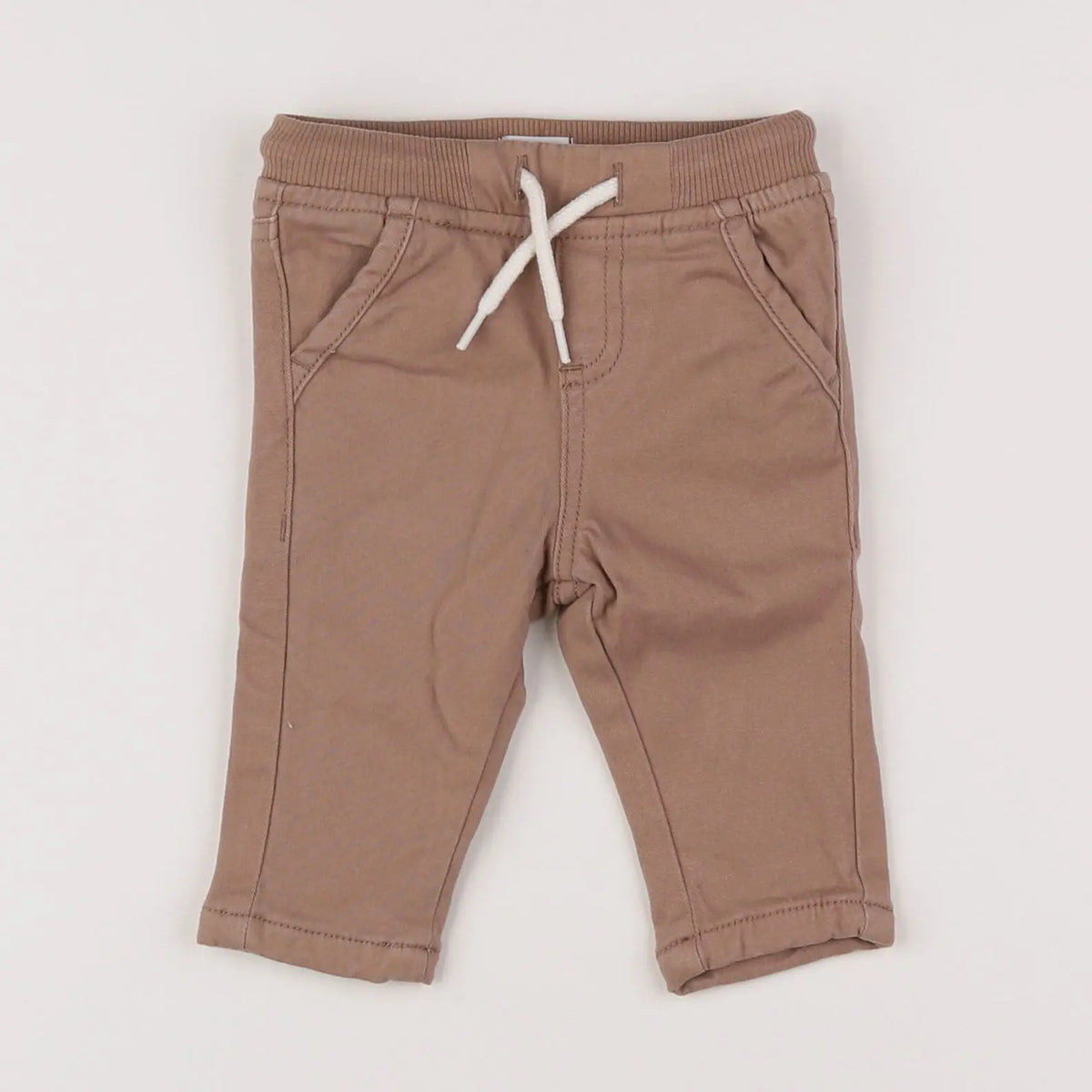 Vertbaudet - pantalon marron - 3 mois