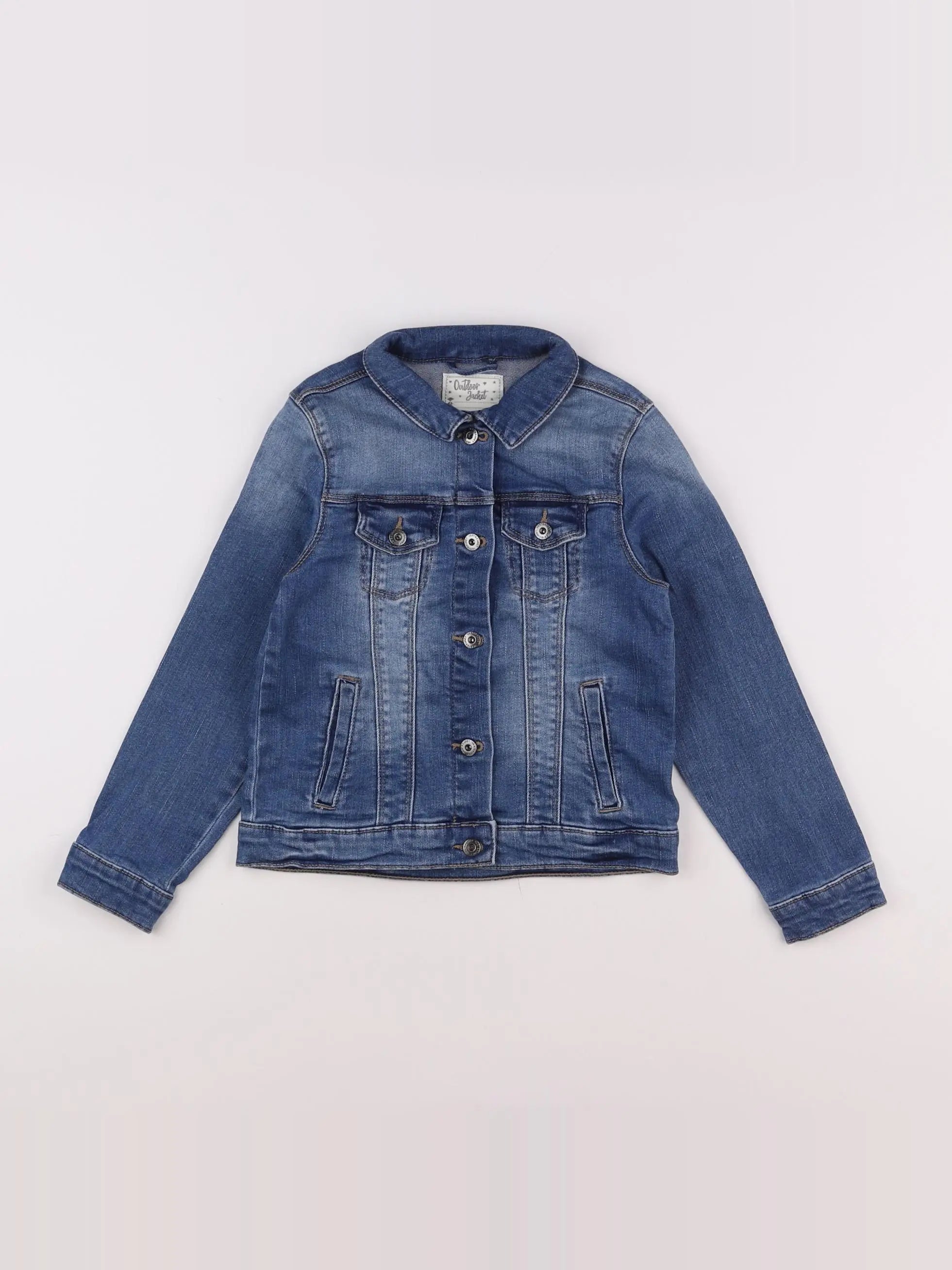 Vertbaudet - veste bleu - 7 ans