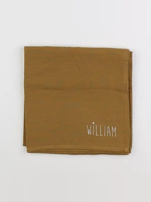 Petit Picotin - "WILLIAM" lange marron - 120X120 cm