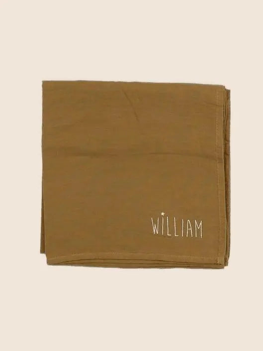 Petit Picotin - "WILLIAM" lange marron - 120X120 cm