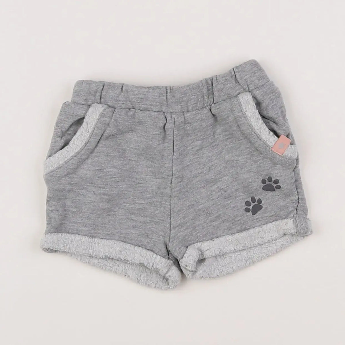 Vertbaudet - short gris - 6 mois