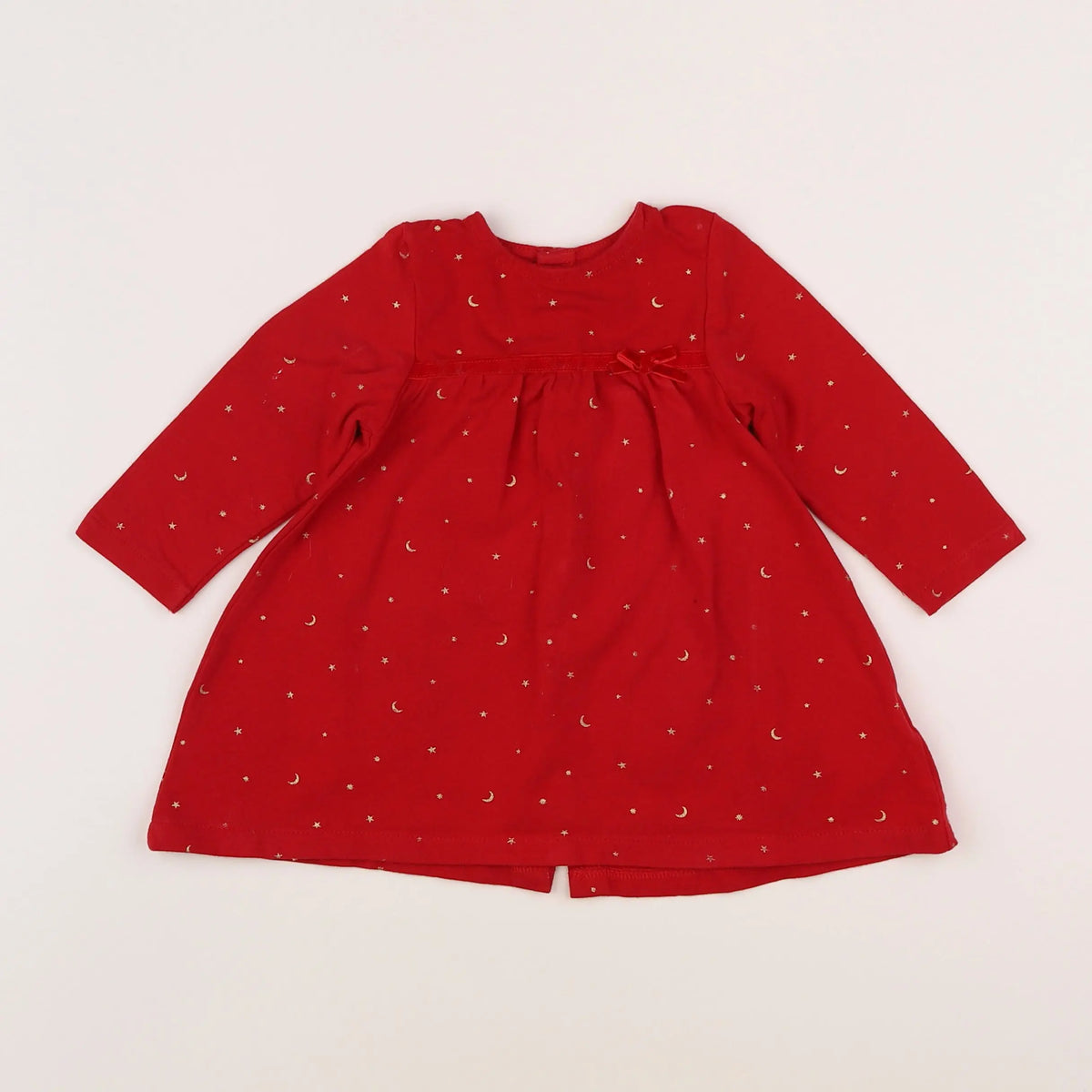 Vertbaudet - robe rouge - 9 mois
