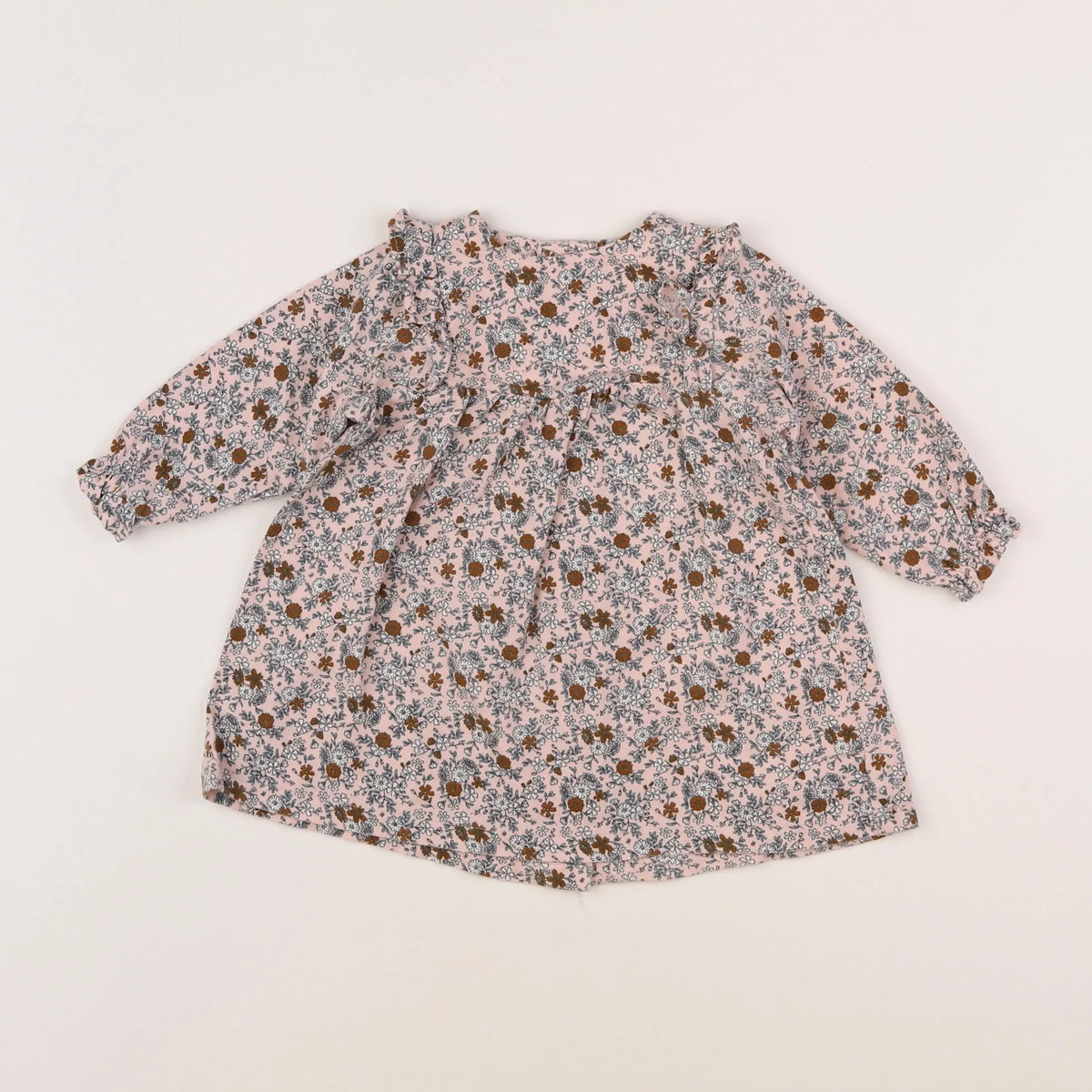 Vertbaudet - robe rose - 9 mois