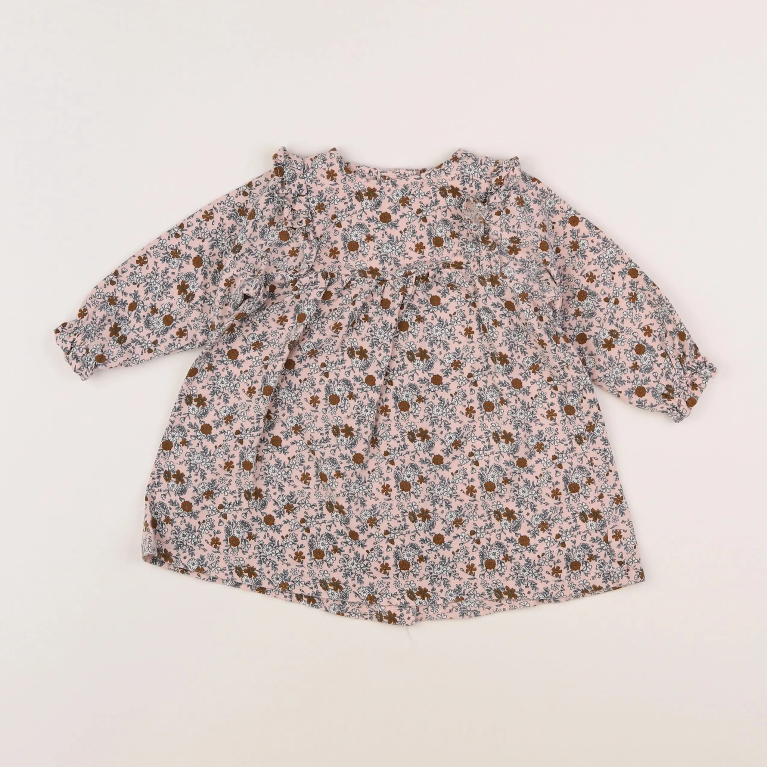 Vertbaudet - robe rose - 9 mois