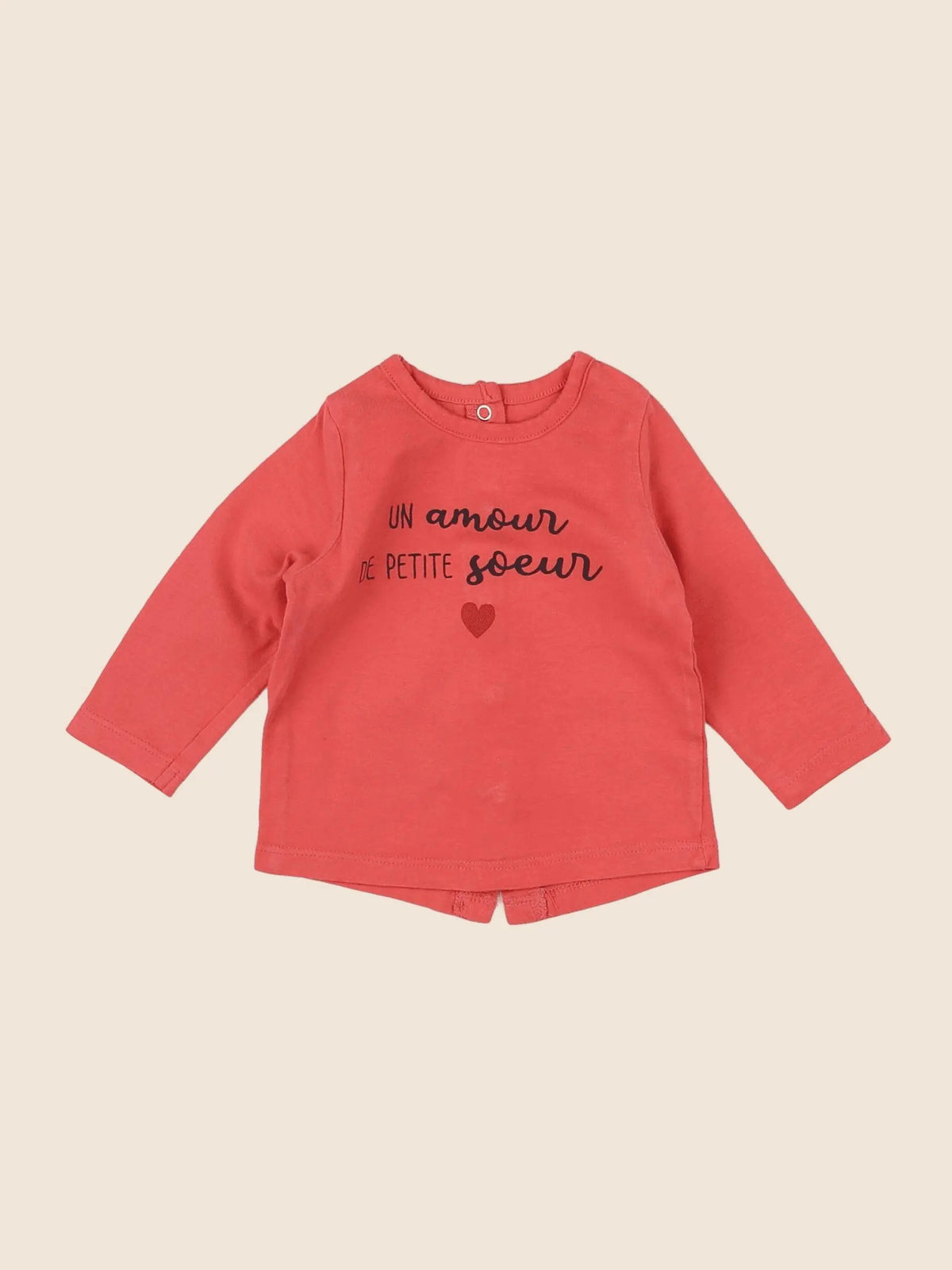 Vertbaudet - tee-shirt rose - 3 mois