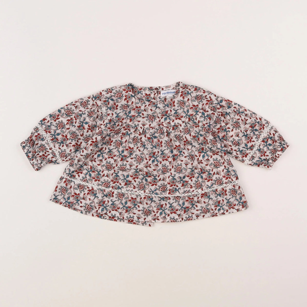 Vertbaudet - blouse rose - 9 mois