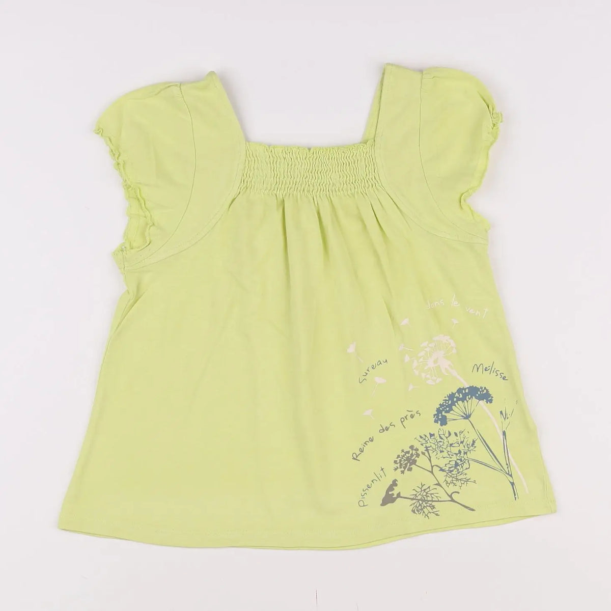 Vertbaudet - tee-shirt vert - 8 ans