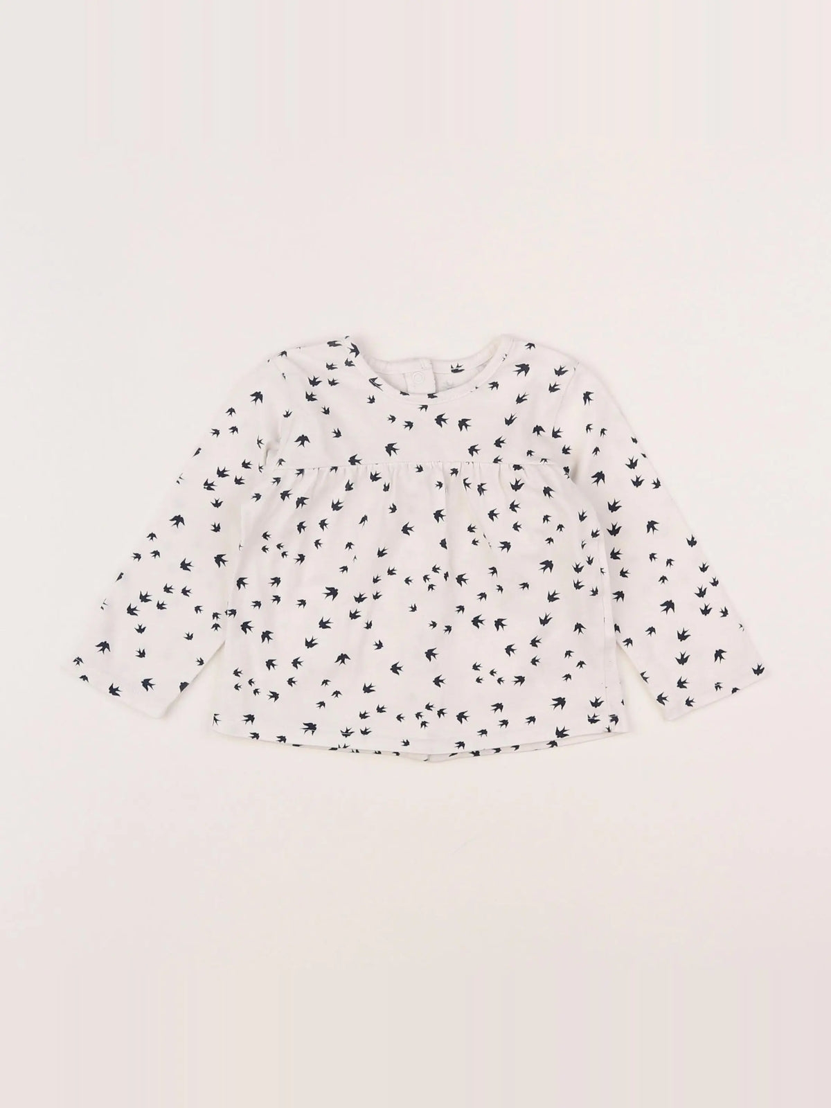 Vertbaudet - tee-shirt blanc - 9 mois