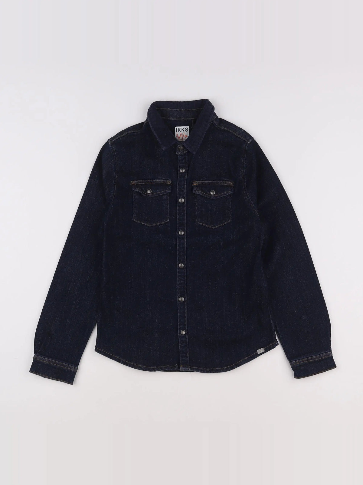 IKKS - chemise bleu - 10 ans