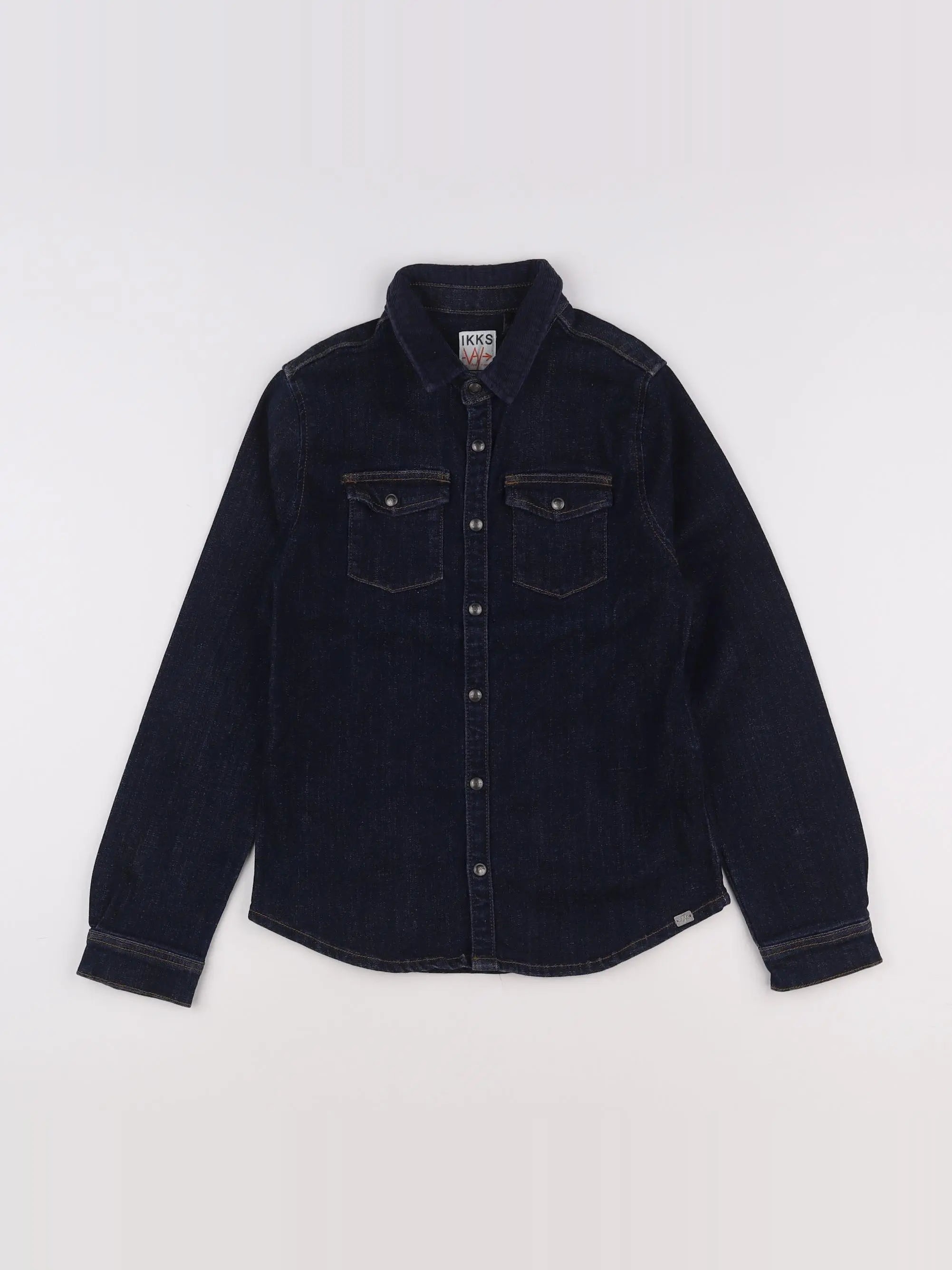 IKKS - chemise bleu - 10 ans