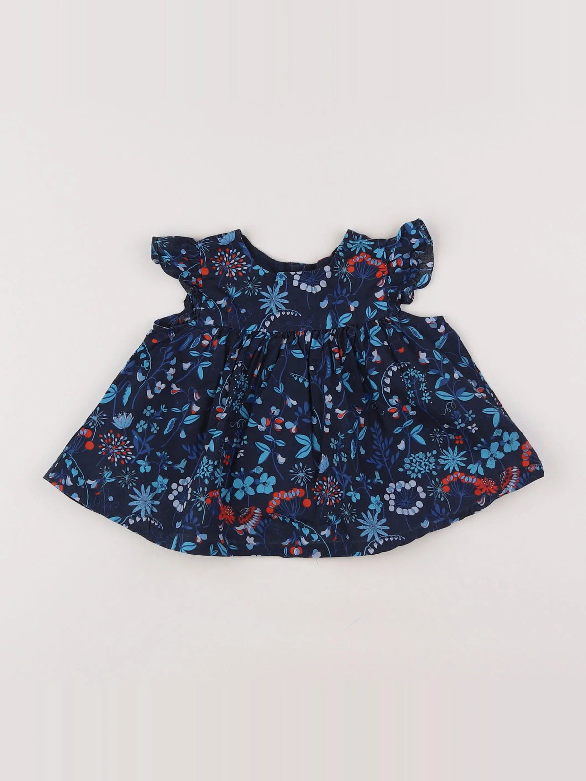 Jacadi - blouse liberty multicolore - 12 mois