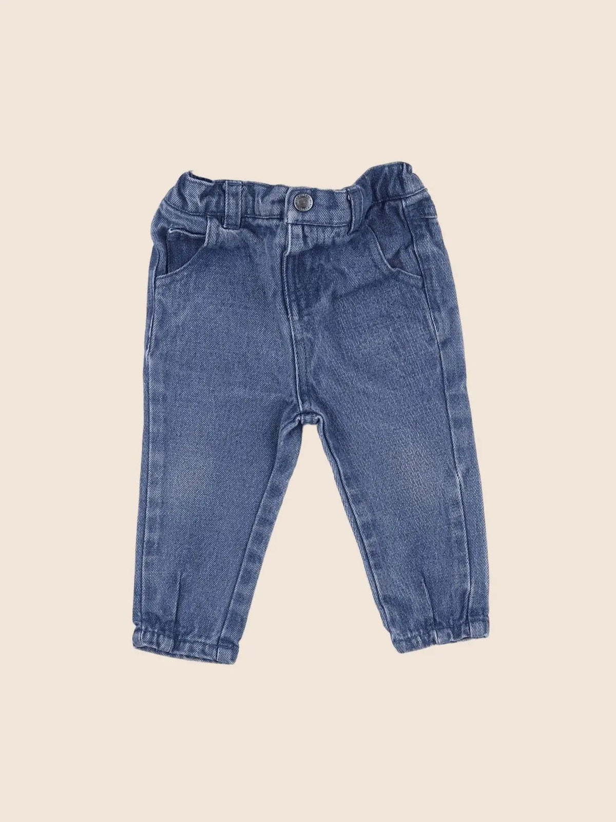 Vertbaudet - jean bleu - 9 mois