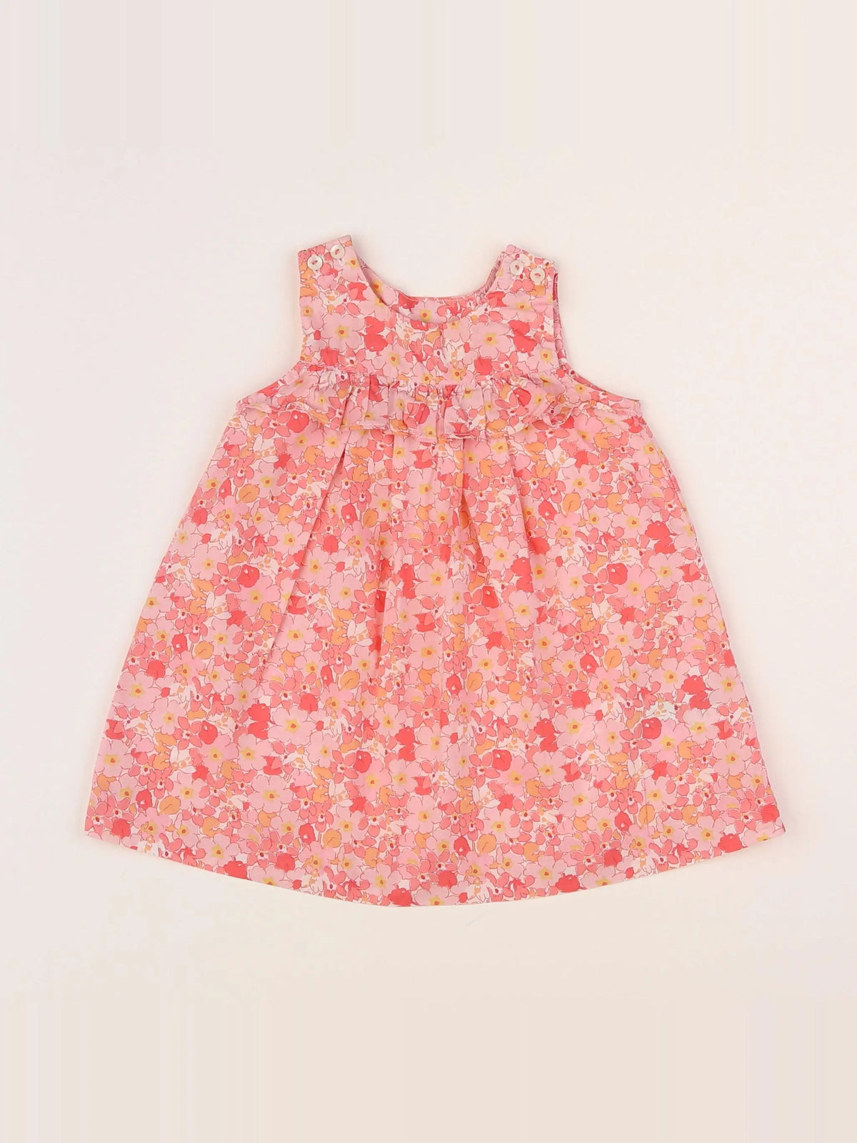 Jacadi - robe liberty multicolore - 6 mois
