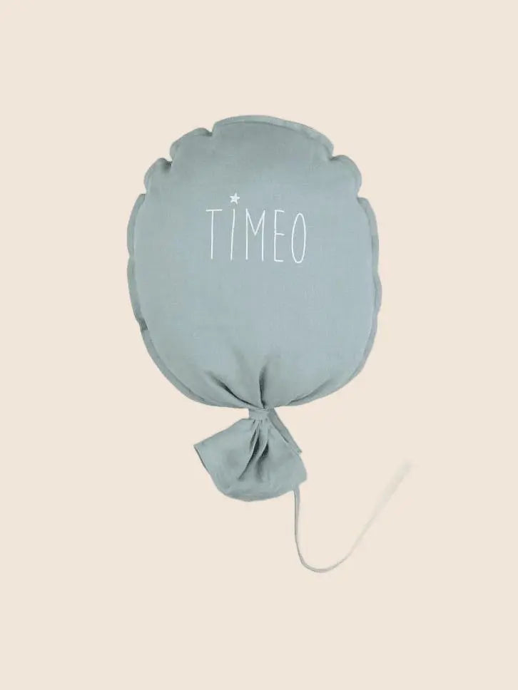 Petit Picotin - "TIMEO" décoration murale ballon bleu