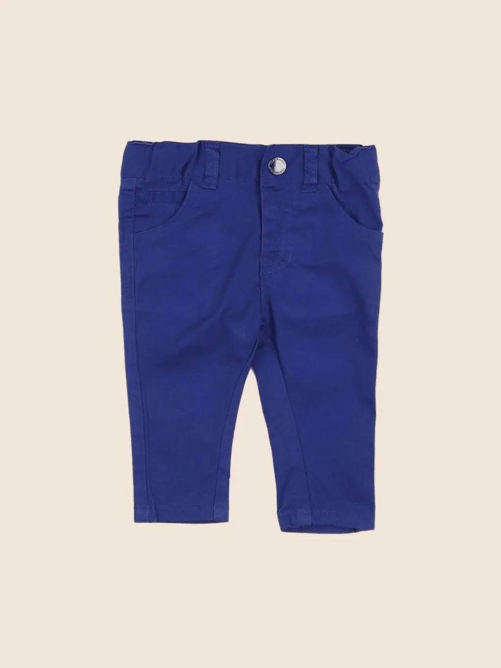 Vertbaudet - pantalon bleu - 3 mois