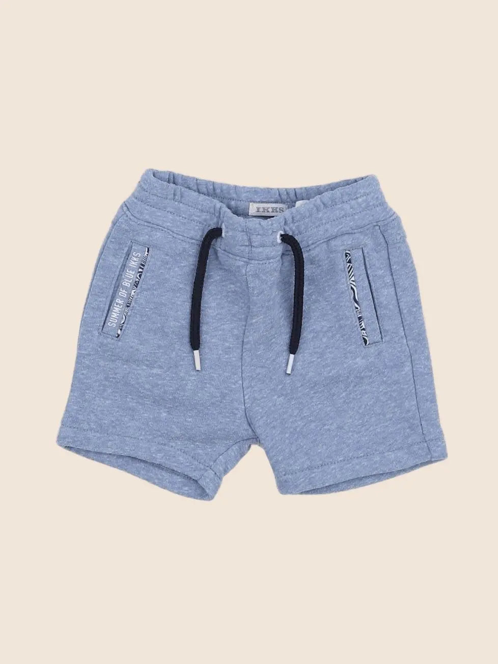 IKKS - short bleu - 6 mois