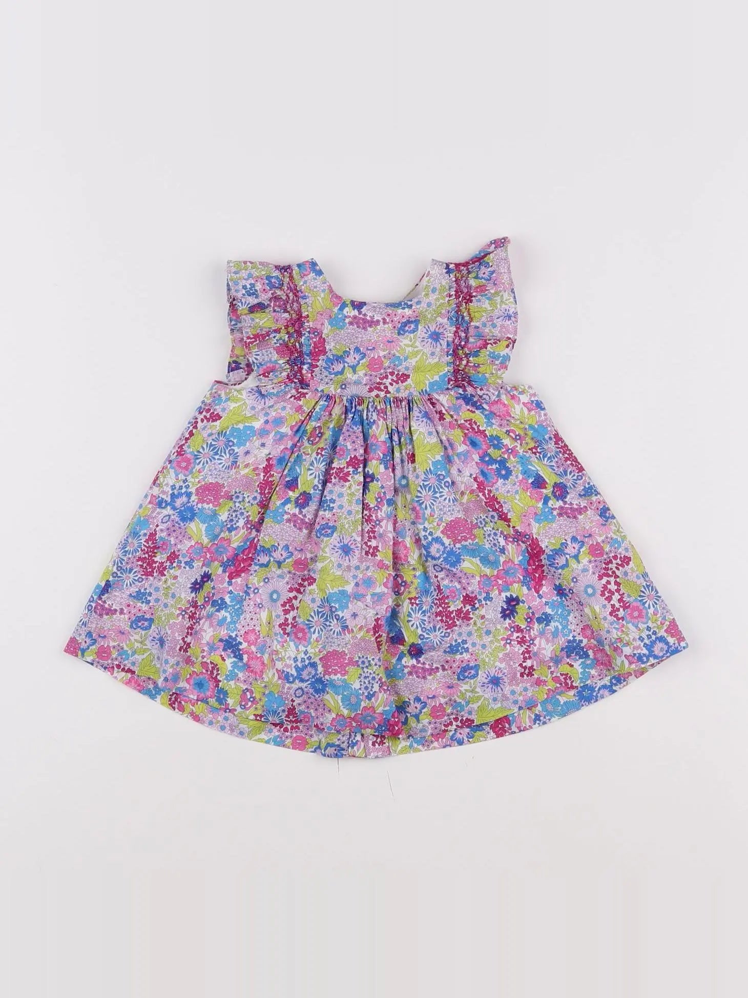 Jacadi - robe liberty multicolore - 6 mois