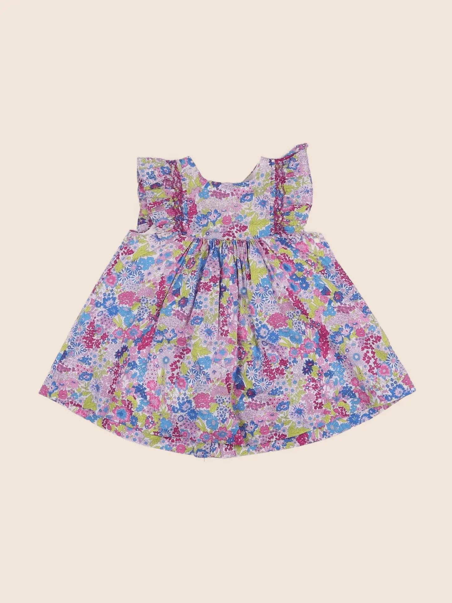 Jacadi - robe liberty multicolore - 6 mois
