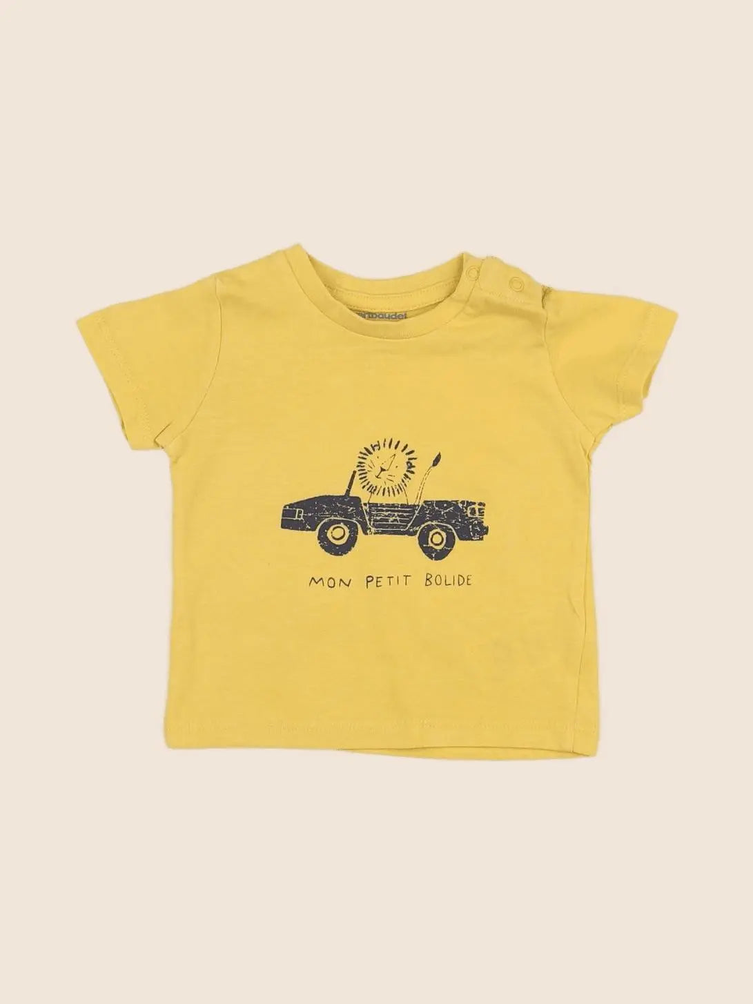 Vertbaudet - tee-shirt jaune - 3 mois