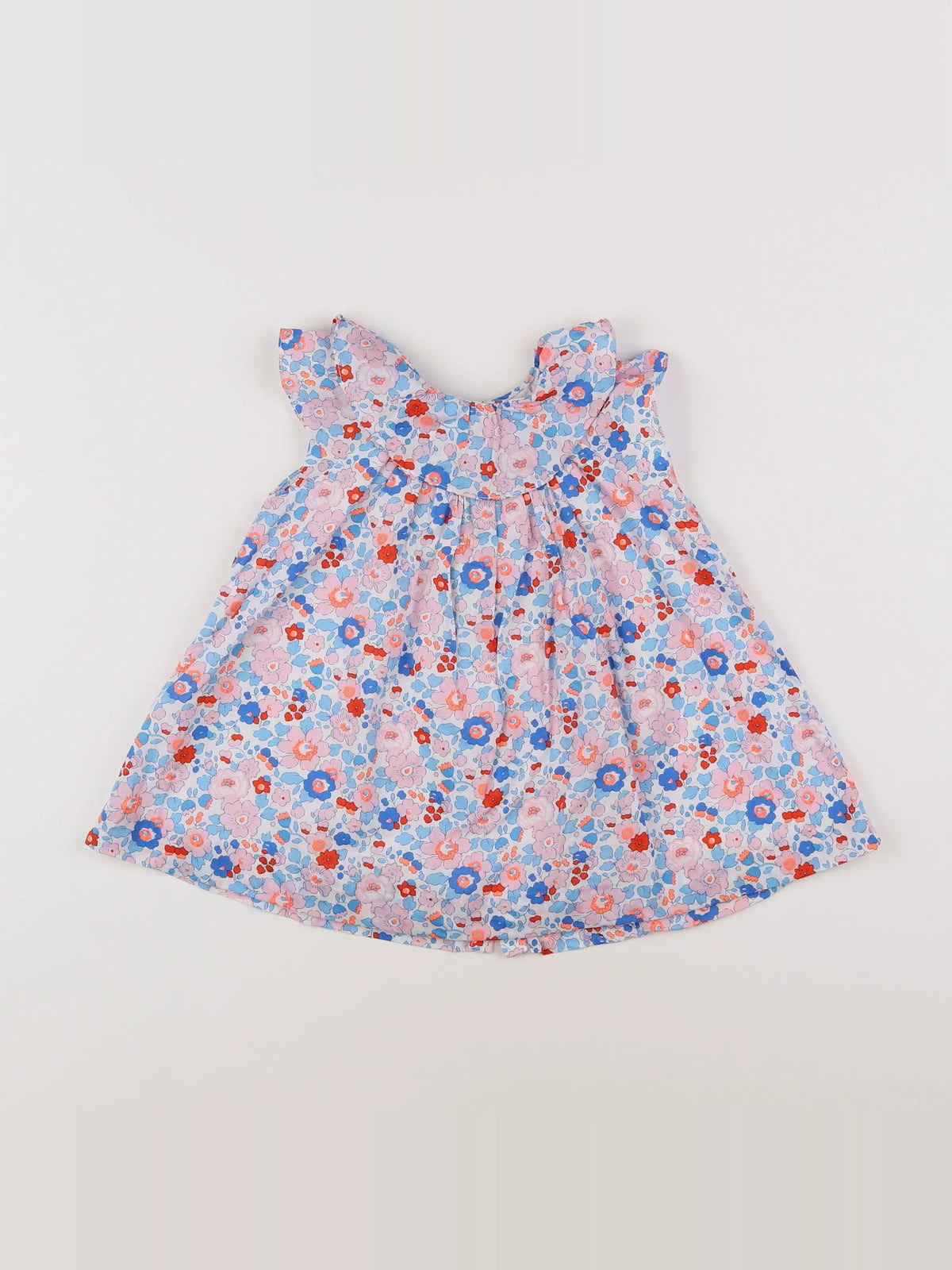 Jacadi - robe liberty multicolore - 12 mois