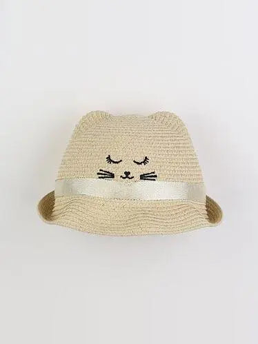Vertbaudet - chapeau beige - 3/6 mois