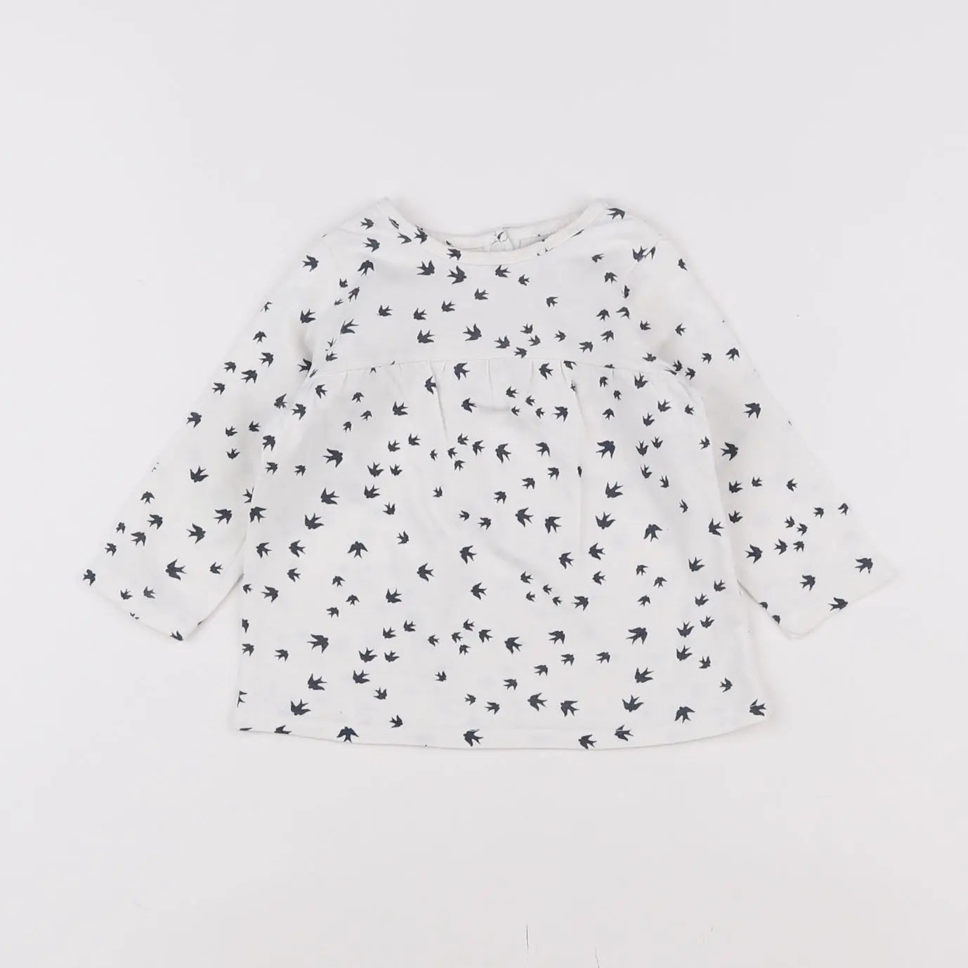 Vertbaudet - tee-shirt blanc - 6 mois