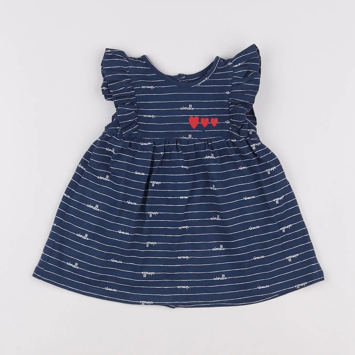 Vertbaudet - robe bleu - 6 mois