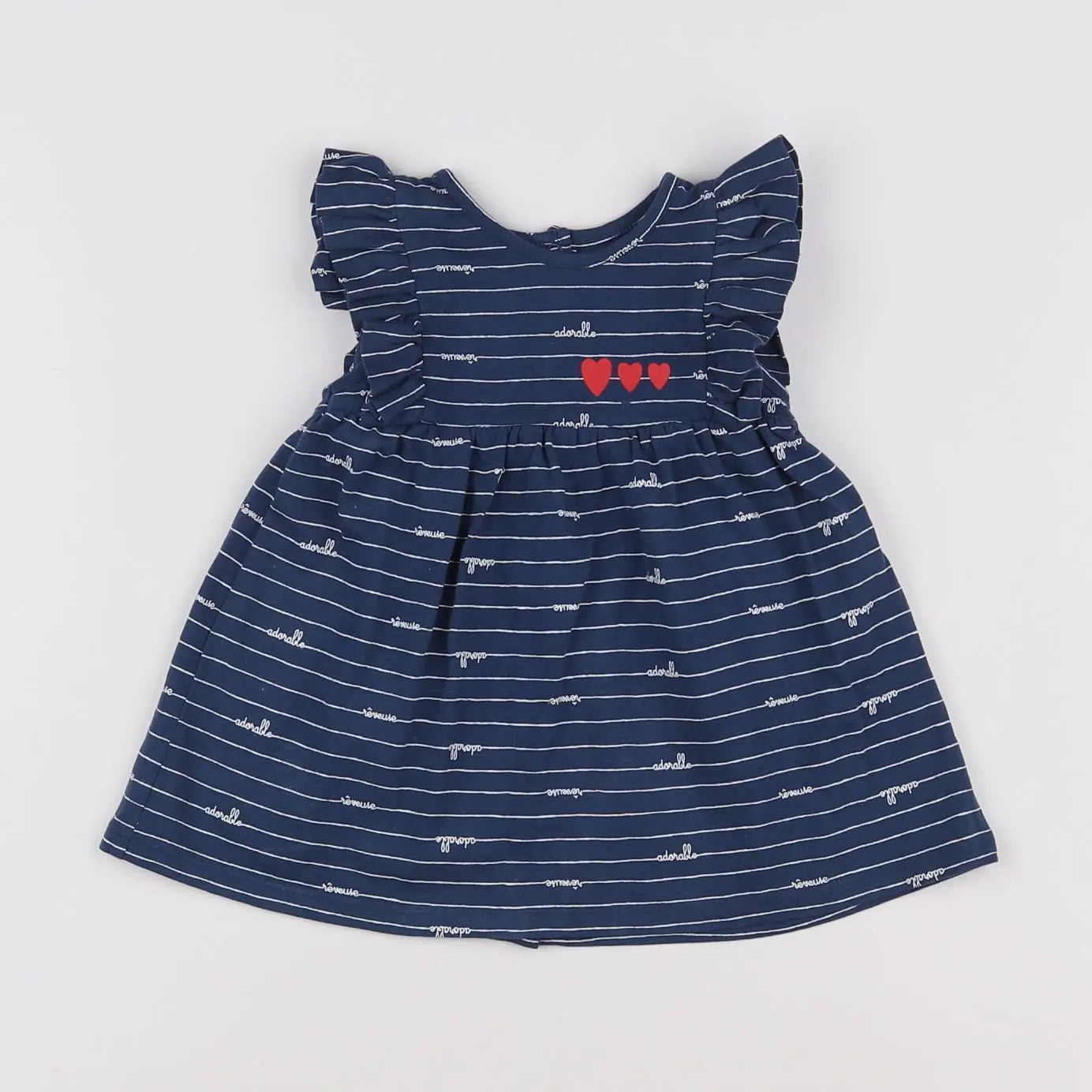 Vertbaudet - robe bleu - 6 mois