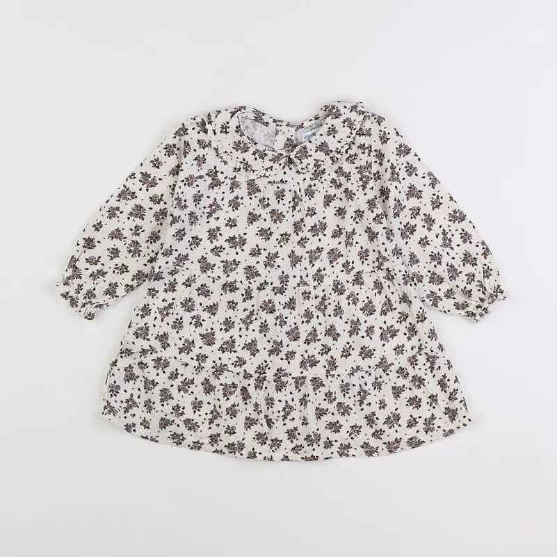 Vertbaudet - robe multicolore - 12 mois