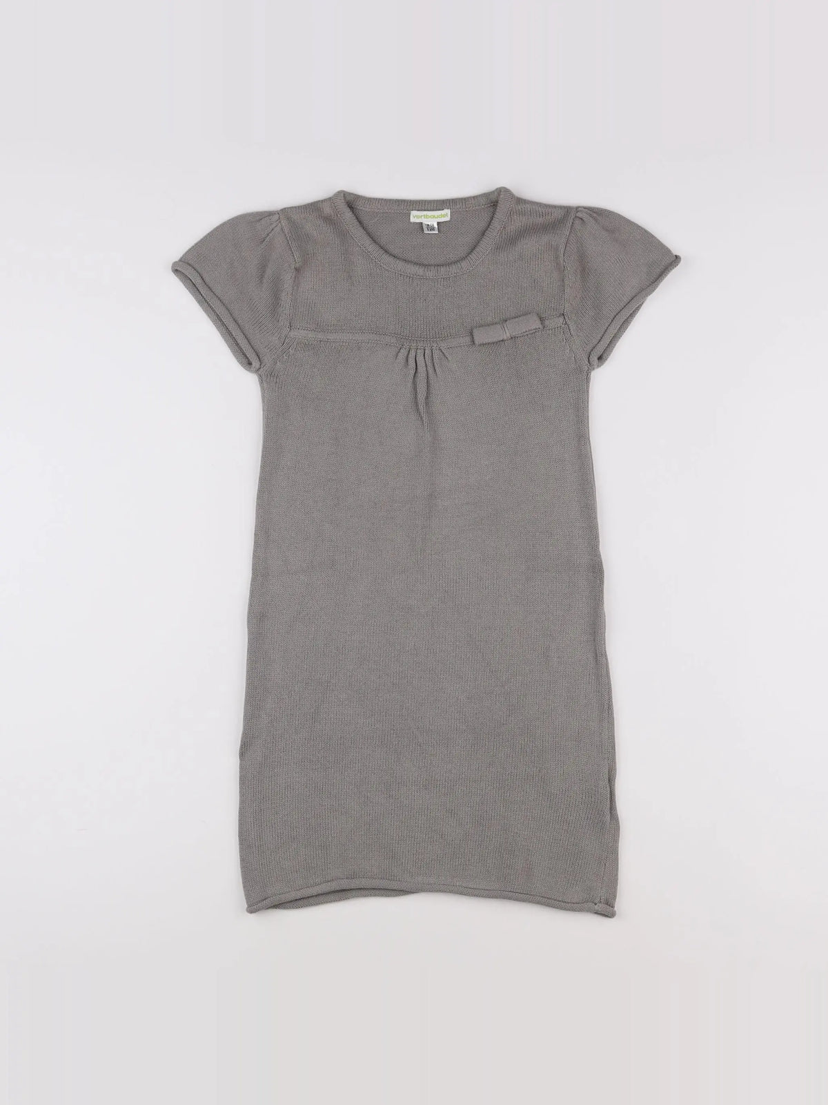 Vertbaudet - robe gris - 8 ans