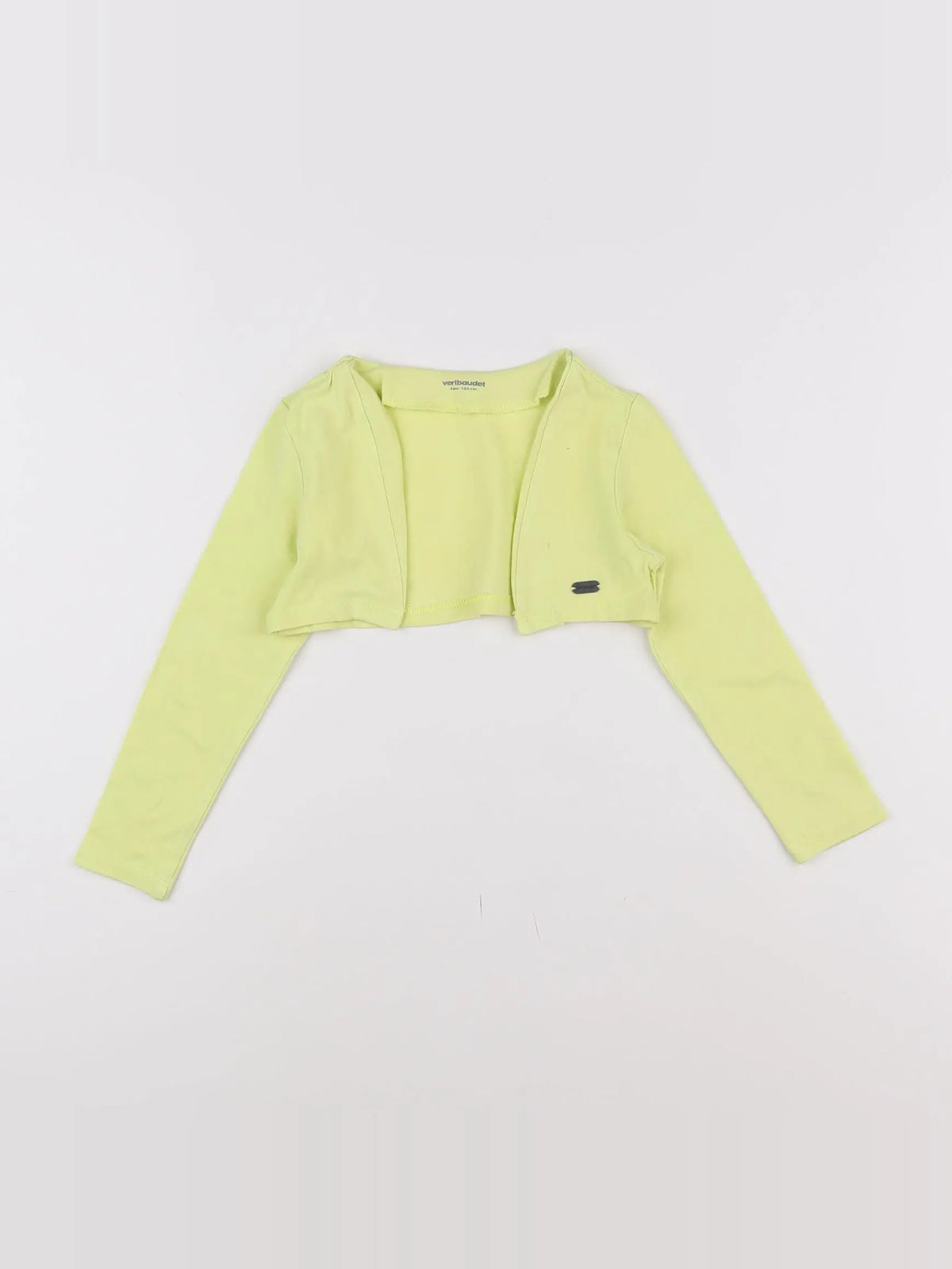Vertbaudet - gilet jaune fluo - 4 ans