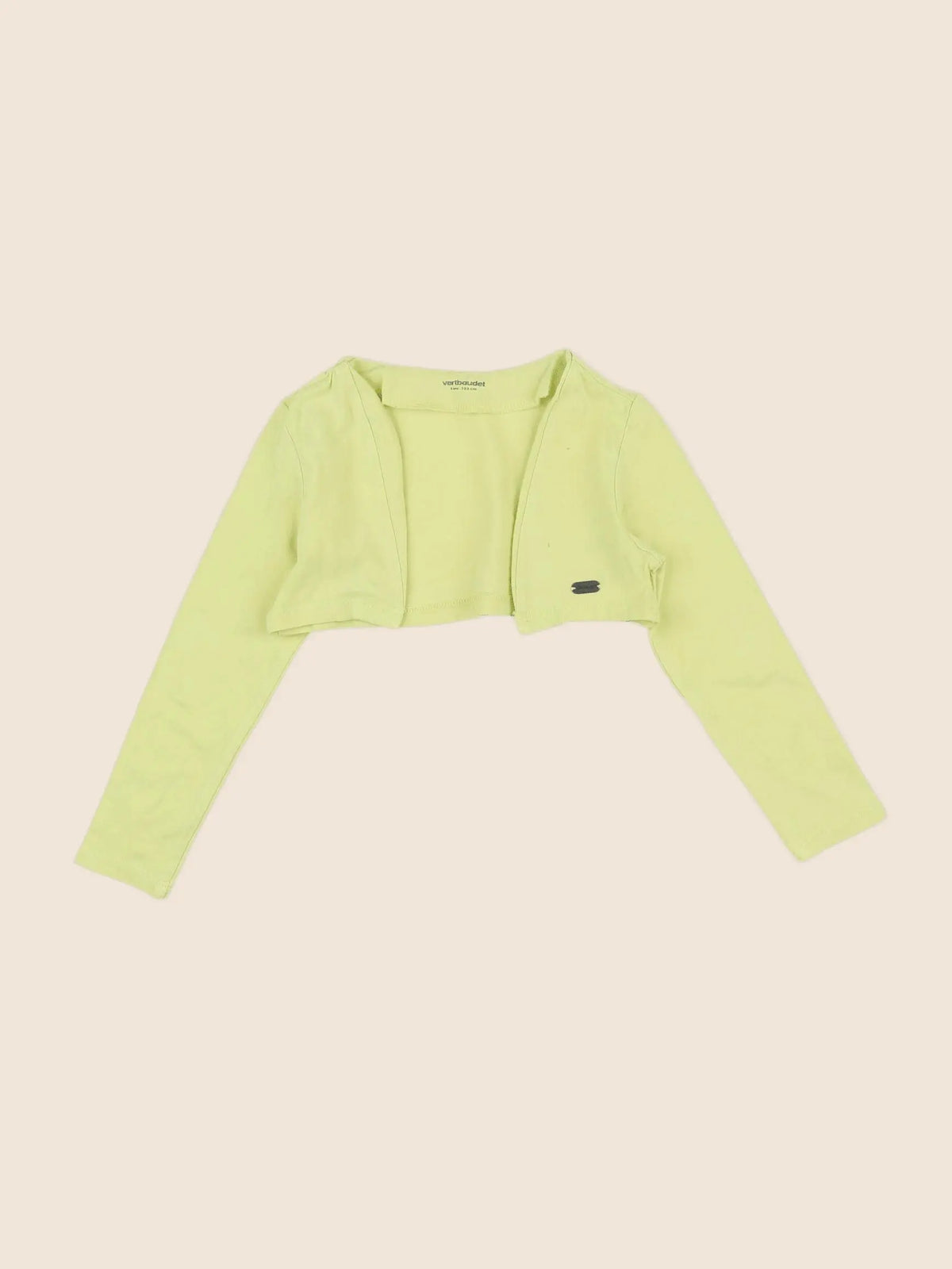Vertbaudet - gilet jaune fluo - 4 ans
