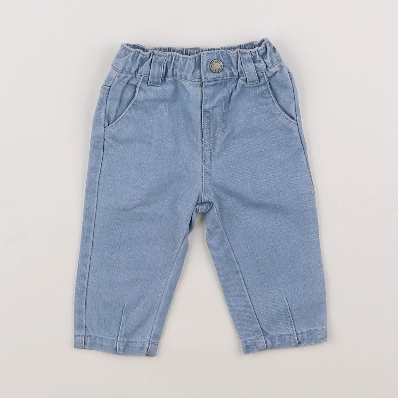 Vertbaudet - jean bleu - 3 mois