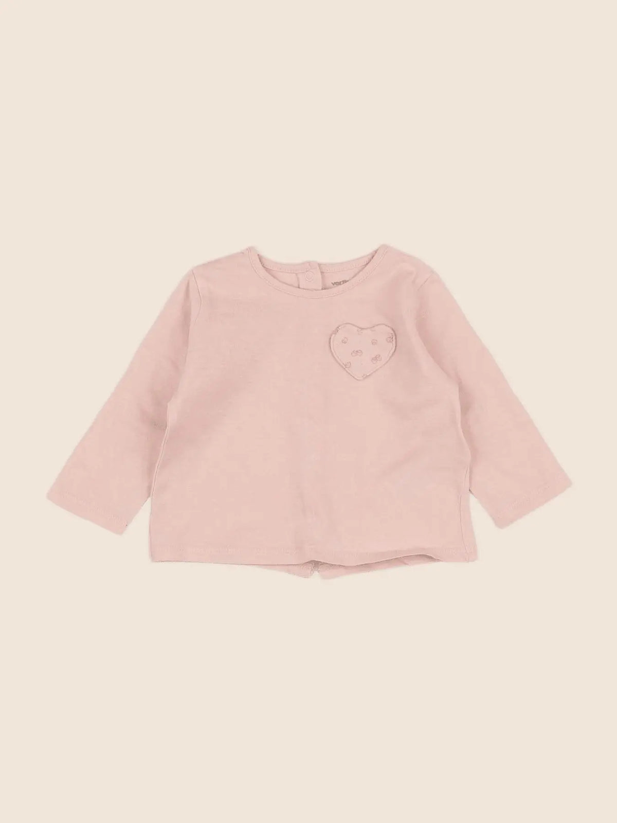 Vertbaudet - tee-shirt rose - 6 mois